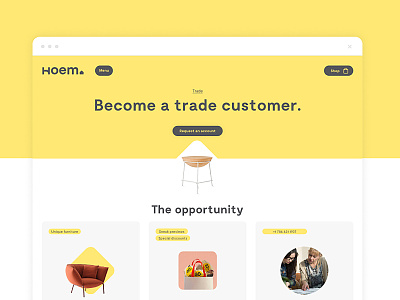 Hoem - Trade craftcms ecommerce figma layout ui ui design ux web design