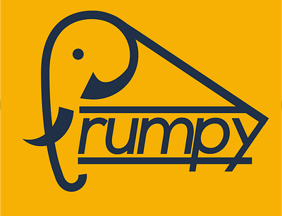 "TRUMPY" LOGO DESIGN FOR A TESTING WEBSITE flat graphic design illustration illustrator logo minimal typography vector website