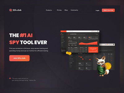 Landing page design design landing page typography ui