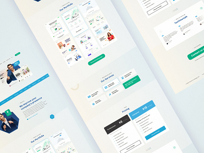 Mr Landingpage design landing page typography ui