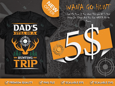 Hunting T-Shirt Design Bundle