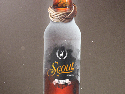 Scout Brewing Co. bottle artisanal beer branding brewing deer food scout