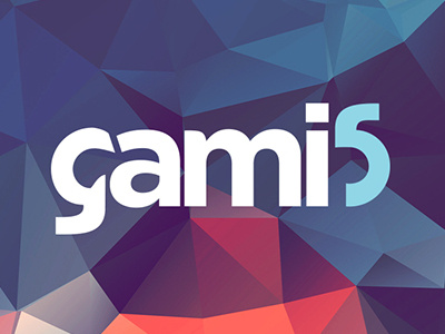 Gami5 app colorful game gamification geometric logo