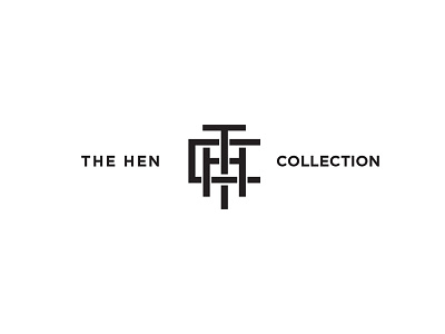 The Hen Collection bachelorette branding classy elegant logo monogram