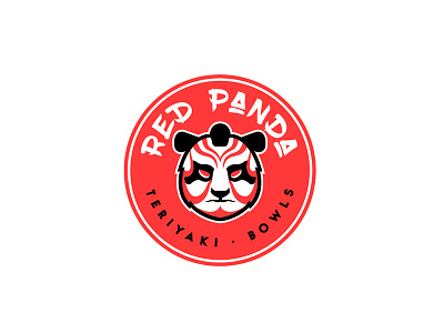 Red Panda – Teriyaki Bowls branding food fusion kabuki panda red panda restaurant