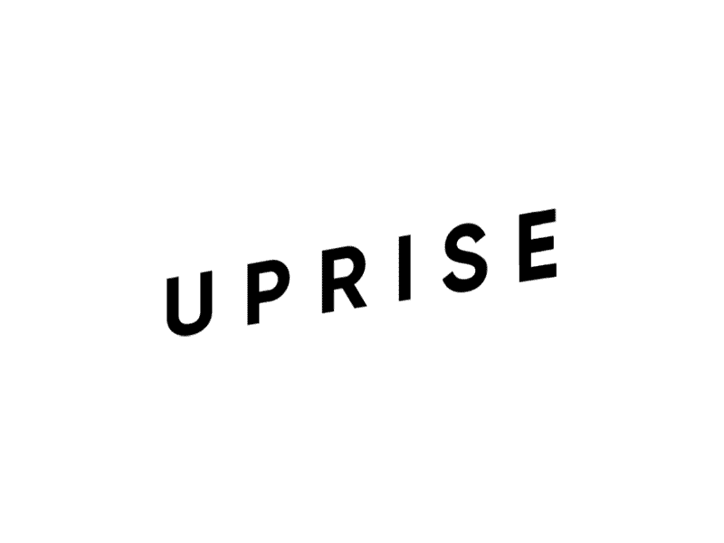 Uprise Animated logo branding design logo typography vector