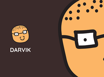 Little buddy Darvik illustration vector