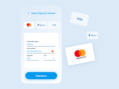 Checkout Card Page dailyui design ui