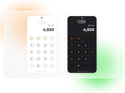 Calculator UI Design dailyui design ui