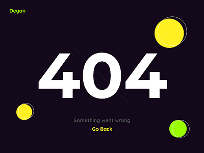 404 Page Design dailyui design ui