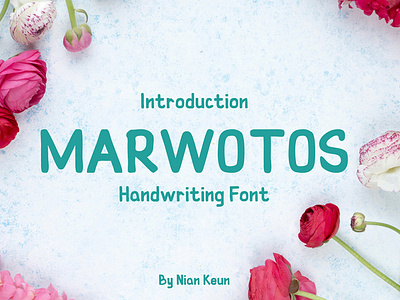 Marwotos - Handwriting font