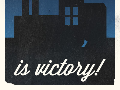 Industry is Victory! poster texture tf2 vintage
