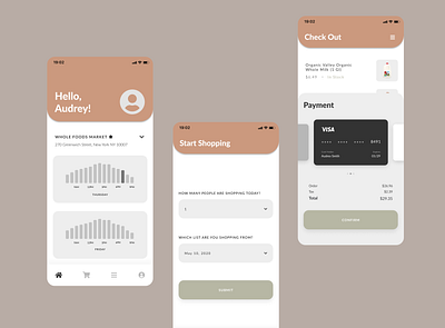 QuickShop Mobile App app design mobile ui ux