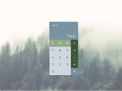 Daily UI #004 - Calculator