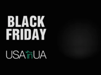 Black Friday banner USAinUA ae branding design logo motiongraphics