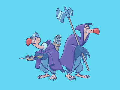 Vultures - Robin Hood animation art character design design digital art disney disney art illustration photoshop robin hood vulture