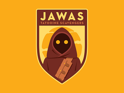 Jawas art character design design disney illustration jawas lucas star wars vector