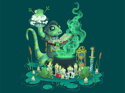 Pond Magic art character design design illustration