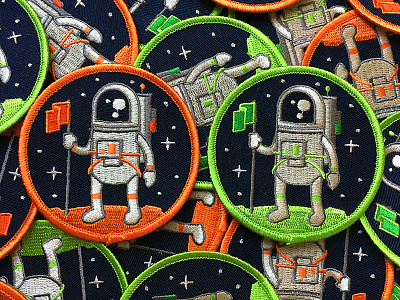 Atsronaut Patches astronaut design illustration patch patches space vector