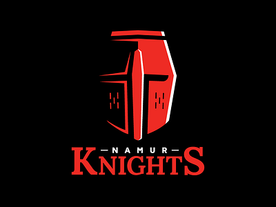 Namur Knights identity knight lacrosse logo sport