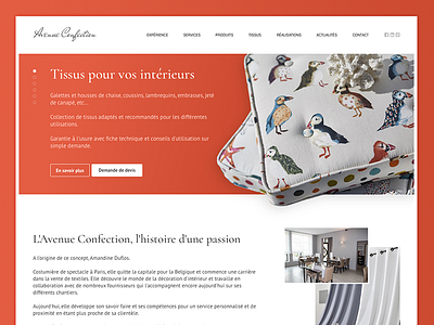 Cushions cushion design designer fashion homepage interior ui web website