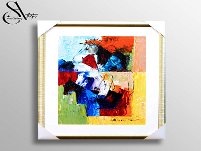 Abstract painting| Aesthetic art gallery | Art work