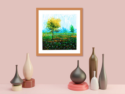 Verdure Scenery Painting Design✨✨ Aesthetic Art Gallery