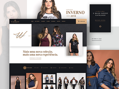 Elegance website redesign concept fashion redesign ui ux web webdesign