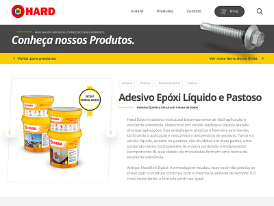 Hard - Product Page Design concept desing layout page product ui ux webdesign