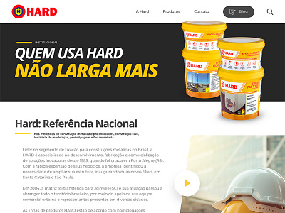 Hard - Instituctional Page Design