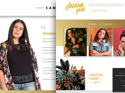 Elegance - Collection Summer 2019 concept desing fashion layout model page plus size product summer ui ux webdesign