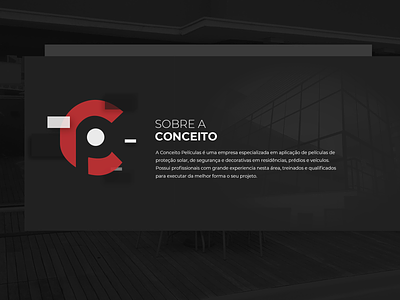 Conceito Películas - Website Redesign - Detail clean concept design front-end front-end develop layout page ui ux web webdesign
