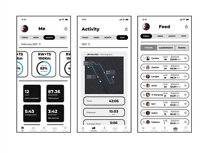 Running App Prototype - (Running With Tumi Sole)