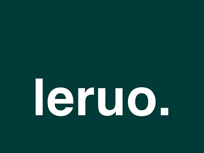 Leruo Logo entrepreneur futura helvetica logo logo design south africa startup logo website