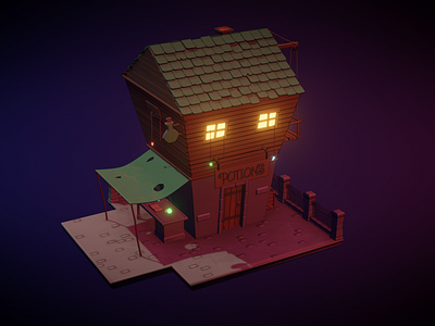 Stylized Alchemist's House