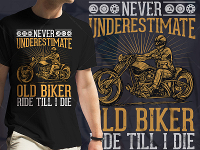 Motorcycle Bicker T-Shirt Design Graphic Tees