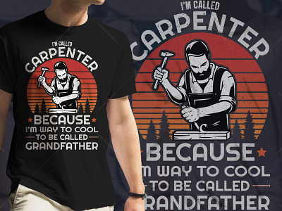 Carpenter T-Shirt Design Graphic Tees