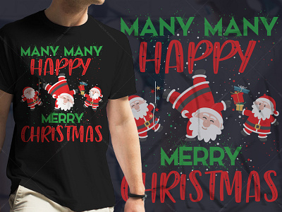 Merry Christmas T-Shirt Design Graphic Tees christmas quotes t shirt t shirt design amazon