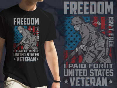 USA Veteran Typography T-Shirt Design Graphic Tees t shirt design amazon tshirt design template