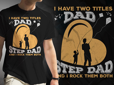 Dad Son Typography T-Shirt Design Graphic Tees t shirt design amazon tshirt design template