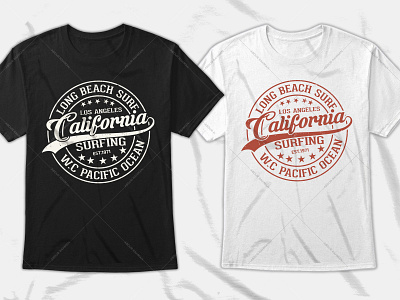 California Surfing Typography T-Shirt Design custom t shirts graphic tees long sleeve shirts t shirt t shirt design t shirt printing t shirts for men tie dye shirts typography t shirt vintage t shirts