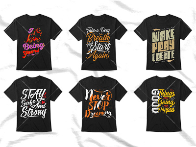 Trendy Typography T-Shirt Design