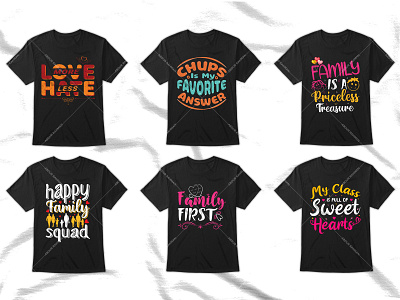 Family Typography T-Shirt Design Graphic Tees best t shirt custom t shirts graphic tees long sleeve shirts t shirt t shirt design t shirt printing t shirts for men tie dye shirts vintage t shirts