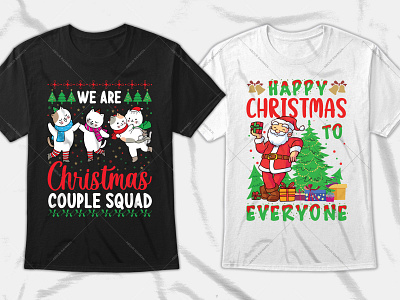 Christmas Typography T-Shirt Design