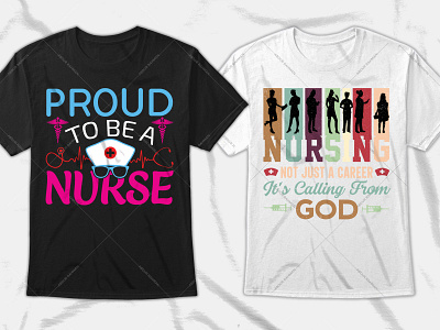 Nurse Typography T-Shirt Design