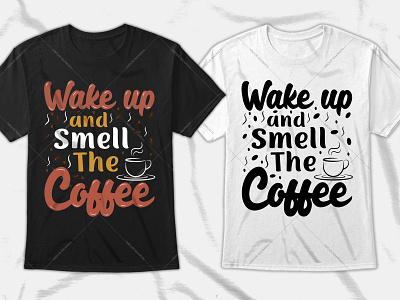 Coffee Typography T-Shirt Design