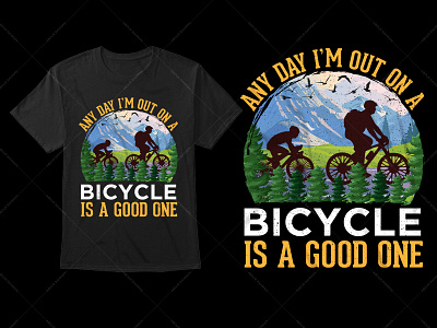 Bicycle Typography T-Shirt Design custom t shirts graphic tees long sleeve shirts t shirt t shirt design t shirt vector tie dye shirts