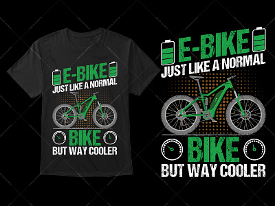 E-Bike Typography T-Shirt Design custom t shirts graphic tees long sleeve shirts t shirt t shirt design t shirt vector tie dye shirts