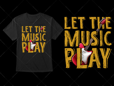 Music Typography T-Shirt Design