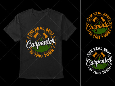 Carpenter Typography T-Shirt Design custom t shirts graphic tees long sleeve shirts t shirt t shirt design t shirt vector tie dye shirts